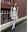 【continuer】バックレースアップミニワンピース