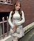 【continuer】バックレースアップミニワンピース
