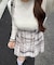【continuer】バックレースアップミニワンピース