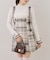 【continuer】バックレースアップミニワンピース