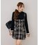 【continuer】バックレースアップミニワンピース