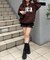 【continuer】ロゴフリースパーカー