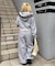 【continuer【セットアップ可能】ラインストーンスウェットパンツ