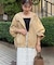 撥水加工付き！フード付袖ボリュームマンパ