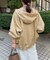 撥水加工付き！フード付袖ボリュームマンパ