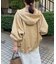 撥水加工付き！フード付袖ボリュームマンパ
