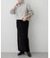 柔らかな肌さわり、ヤクタッチハーフジップニット