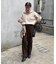 柔らかな肌さわり、ヤクタッチハーフジップニット