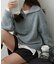 柔らかな肌さわり、ヤクタッチハーフジップニット