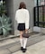 【continuer】フェイクファーノーカラージャケット