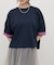 【LARUTA】リバークロス配色Ｔシャツ