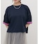【LARUTA】リバークロス配色Ｔシャツ