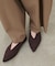 【LARUTA】ニットメッシュパンプス