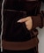 【continuer】セットアップ可能フェイクファー付ベロアパーカー