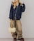 【ANOTHER BRANCH】フェイクファー付ピグメントパーカー