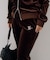 【continuer】セットアップ可能ベロアフレアパンツ