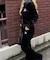 【continuer】セットアップ可能ベロアフレアパンツ