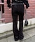 【continuer】セットアップ可能ベロアフレアパンツ