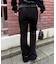 【continuer】セットアップ可能ベロアフレアパンツ
