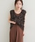【natural couture】リボンフリンジベスト