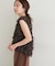 【natural couture】リボンフリンジベスト