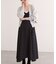 【natural couture】リボン付きドットキャミワンピース