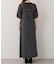【natural couture】リボン付きドットキャミワンピース