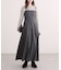 【natural couture】フロントボタンキャミワンピース