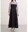 【natural couture】フロントボタンキャミワンピース
