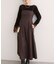 【natural couture】フロントボタンキャミワンピース