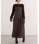 【natural couture】フロントボタンキャミワンピース
