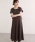 【natural couture】フロントボタンキャミワンピース