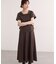 【natural couture】フロントボタンキャミワンピース