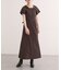 【natural couture】フロントボタンキャミワンピース