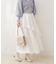 【natural couture】メッシュティアードスカート