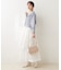【natural couture】メッシュティアードスカート