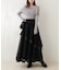 【natural couture】メッシュティアードスカート