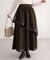 【natural couture】メッシュティアードスカート