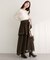 【natural couture】メッシュティアードスカート