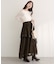 【natural couture】メッシュティアードスカート