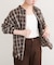【natural couture】便利なマルチWAYチェックシャツ