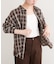 【natural couture】便利なマルチWAYチェックシャツ