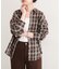【natural couture】便利なマルチWAYチェックシャツ