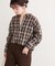 【natural couture】便利なマルチWAYチェックシャツ