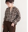 【natural couture】便利なマルチWAYチェックシャツ