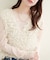 【natural couture】リボンフリンジベスト