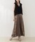 【natural couture】リボンフリンジベスト