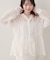 【natural couture】ギャザーシアーシャツカーデ