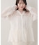 【natural couture】ギャザーシアーシャツカーデ