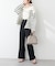 【natural couture】ＷＺＩＰニットジャケット